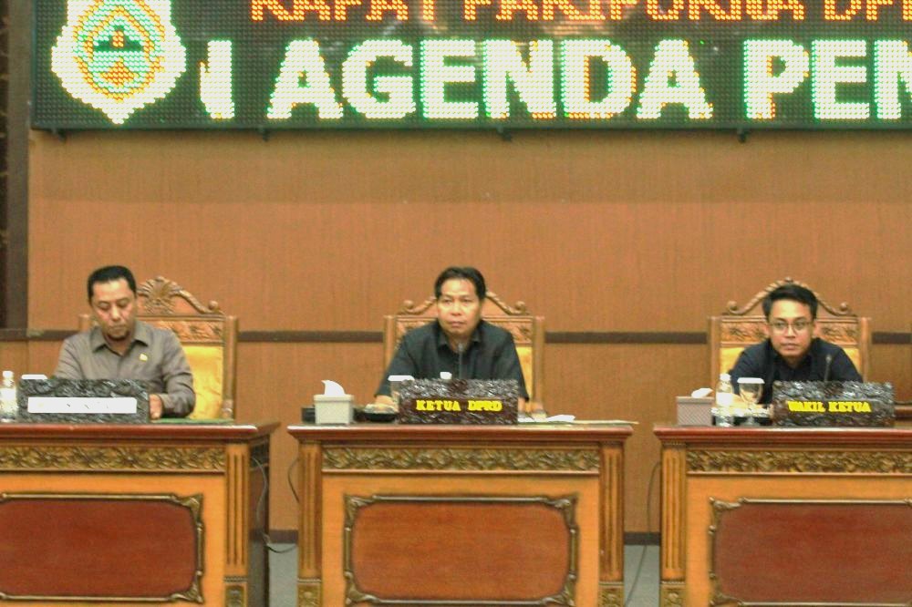 DPRD Tanjabtim Gelar Paripurna Pandangan Akhir Fraksi