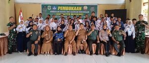 Dinas Pendidikan Tanjab Timur Kerjasama Dengan Kodim 0419/Tanjab Melakukan Bimbingan Mental Kepada Siswa SMP