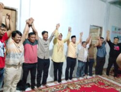 Gelar Konferensi Pers, Real Count Internal Dillah-MT Unggul di Pilbup Tanjab Timur