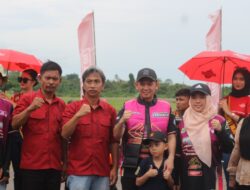 Dukung Atlet Balap Lokal, Ketua KONI Tanjabtim, Rustam Hasanuddin Turut Hadir di Ajang Road Race Final Kejurprov IMI 2025