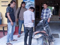 Numpang Nginap, Residivis Gasak Motor dan Sepatu Teman di Muarasabak