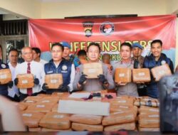 200 Kg Ganja Gagal Melintas, Dua Kurir Rp 60 Juta Masuk Bui