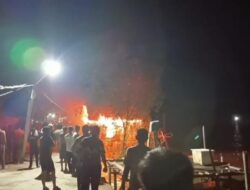 Api Mengamuk di Kuala Jambi, Rumah Warga Rata Jadi Arang