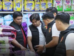 Polres Tanjab Timur Bersama Satgas Pangan Sidak Harga Beras